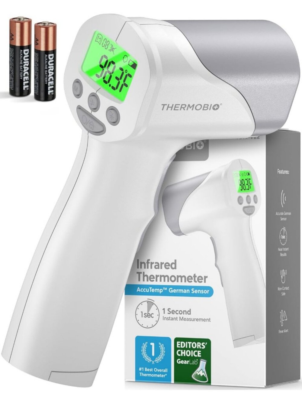 Medical Grade Touchless Infrared Forehead Thermometer - FSA/HSA Eligible, Fast
